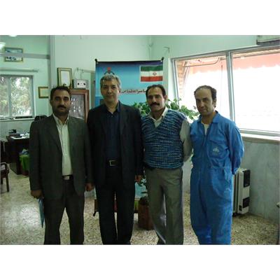 delivery test instruments to Ghonbad center 2008
