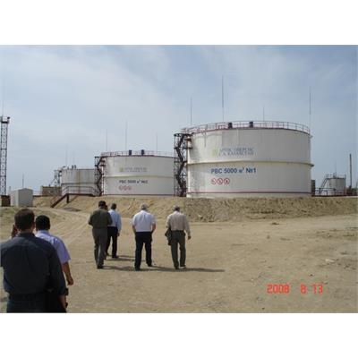 بازدید از مخازن مرکز نفتی AKTAU کشور قزاقستان  2008- برنامه SWAP